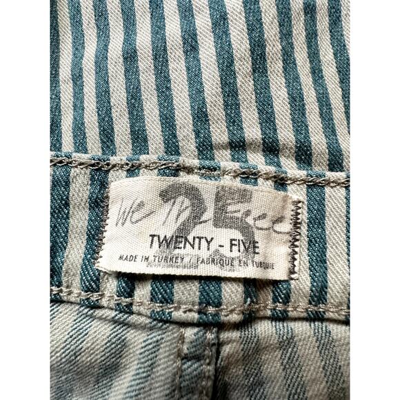 Free People Astoria Wide Leg In Peppermint Distressed Size 25 - Picture 3 of 3